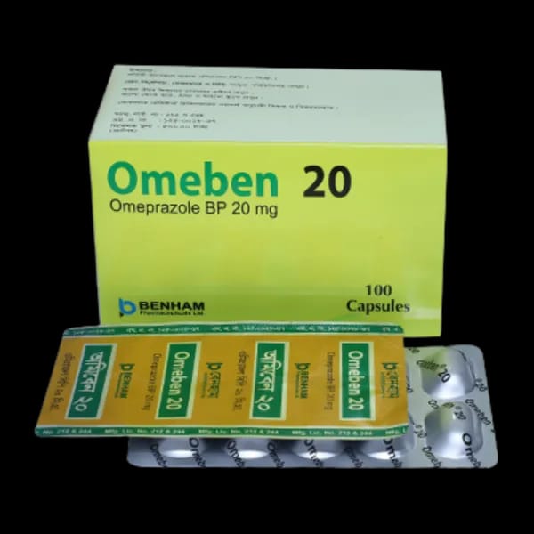 Capsule Omeben 20mg (100pcs)